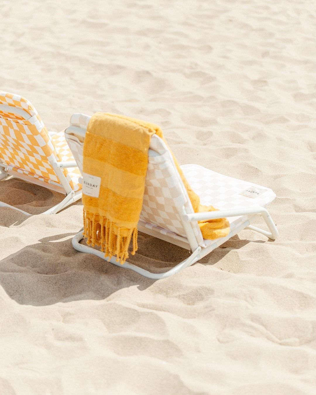 Golden Beach Towel Set of 4