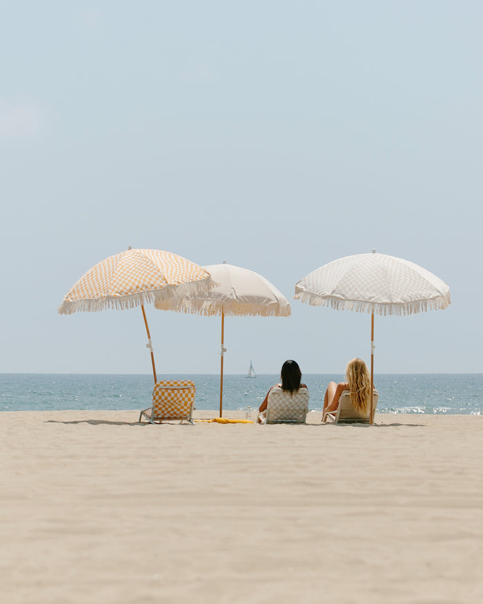 Golden Oasis Beach Chair Set