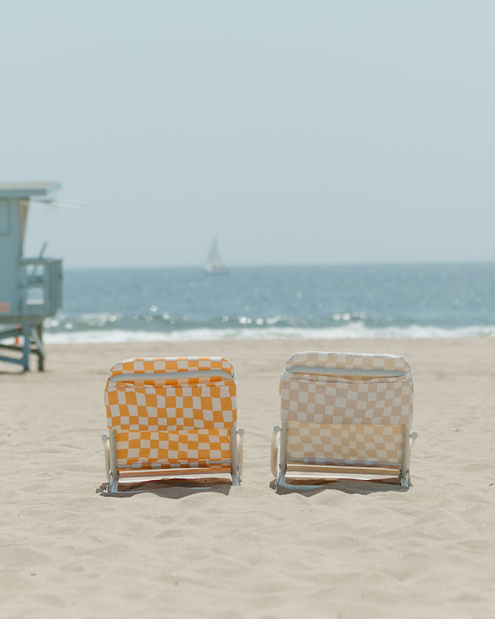 Golden Oasis Beach Chair Set