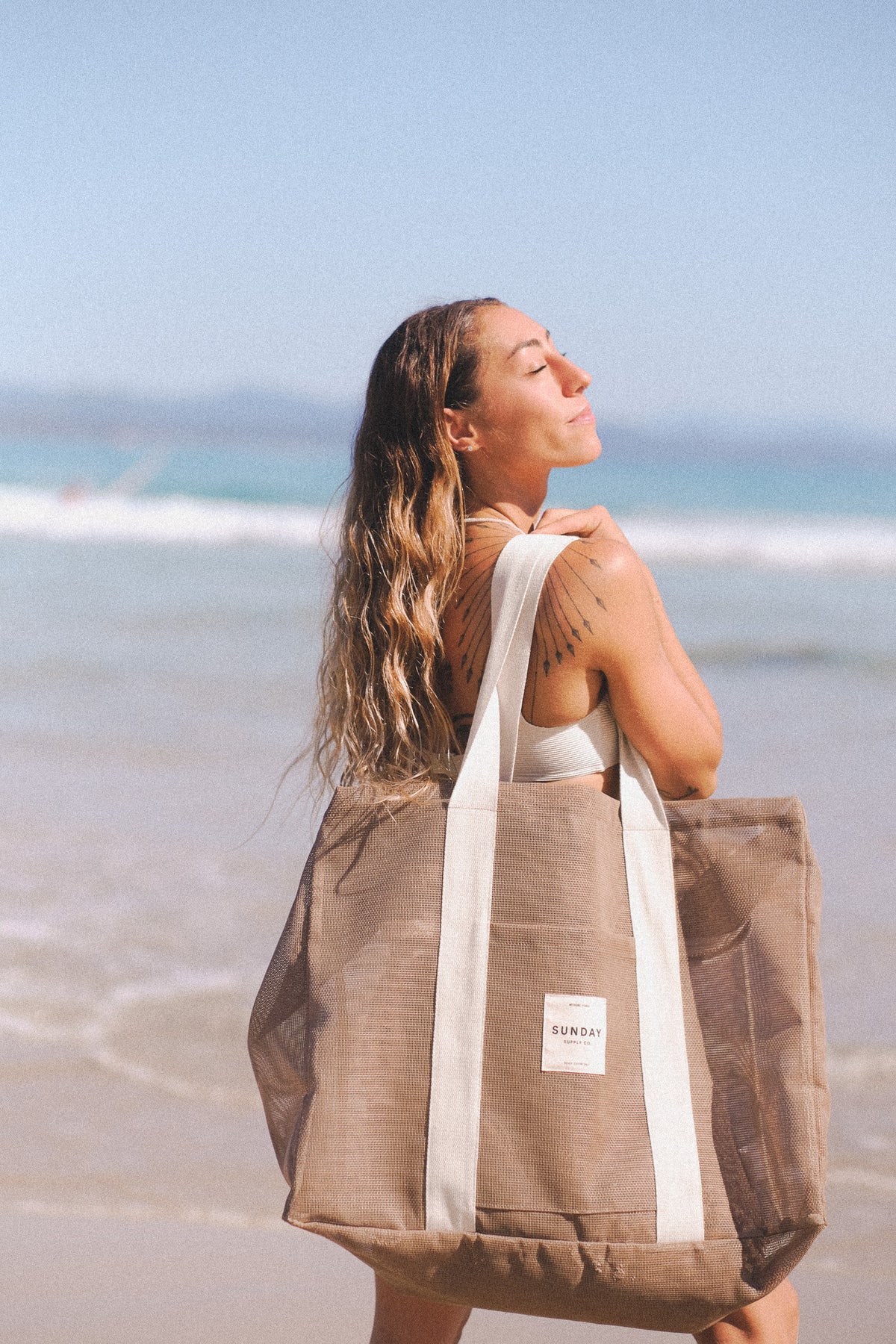 Husk Mesh Beach Bag