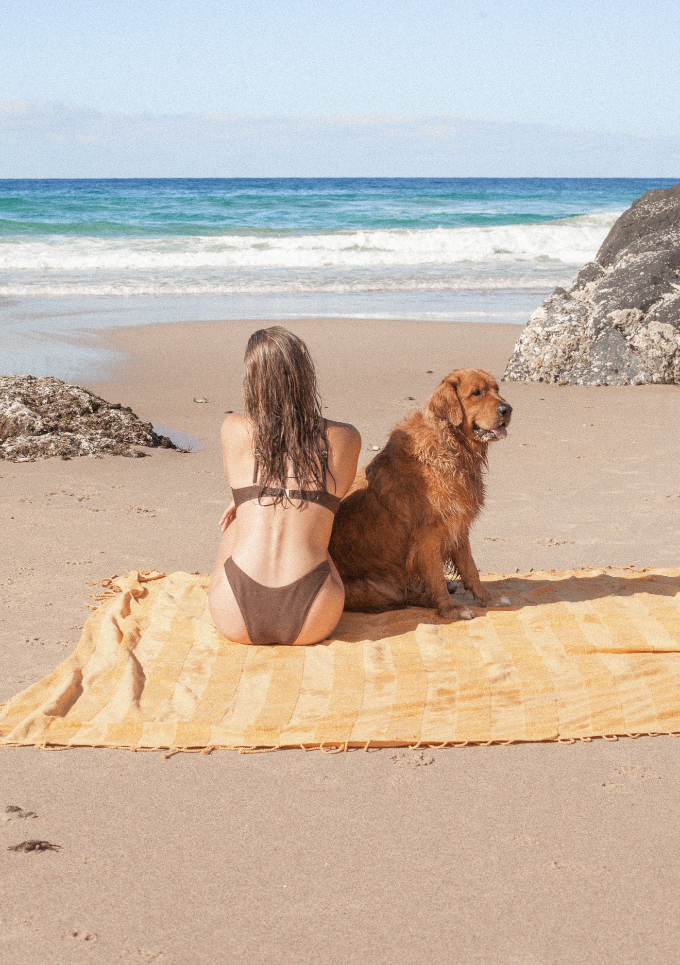 Golden Beach Blanket