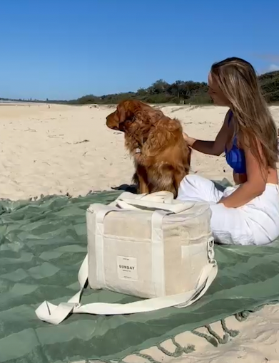 Dunes Towelling Cooler Bag