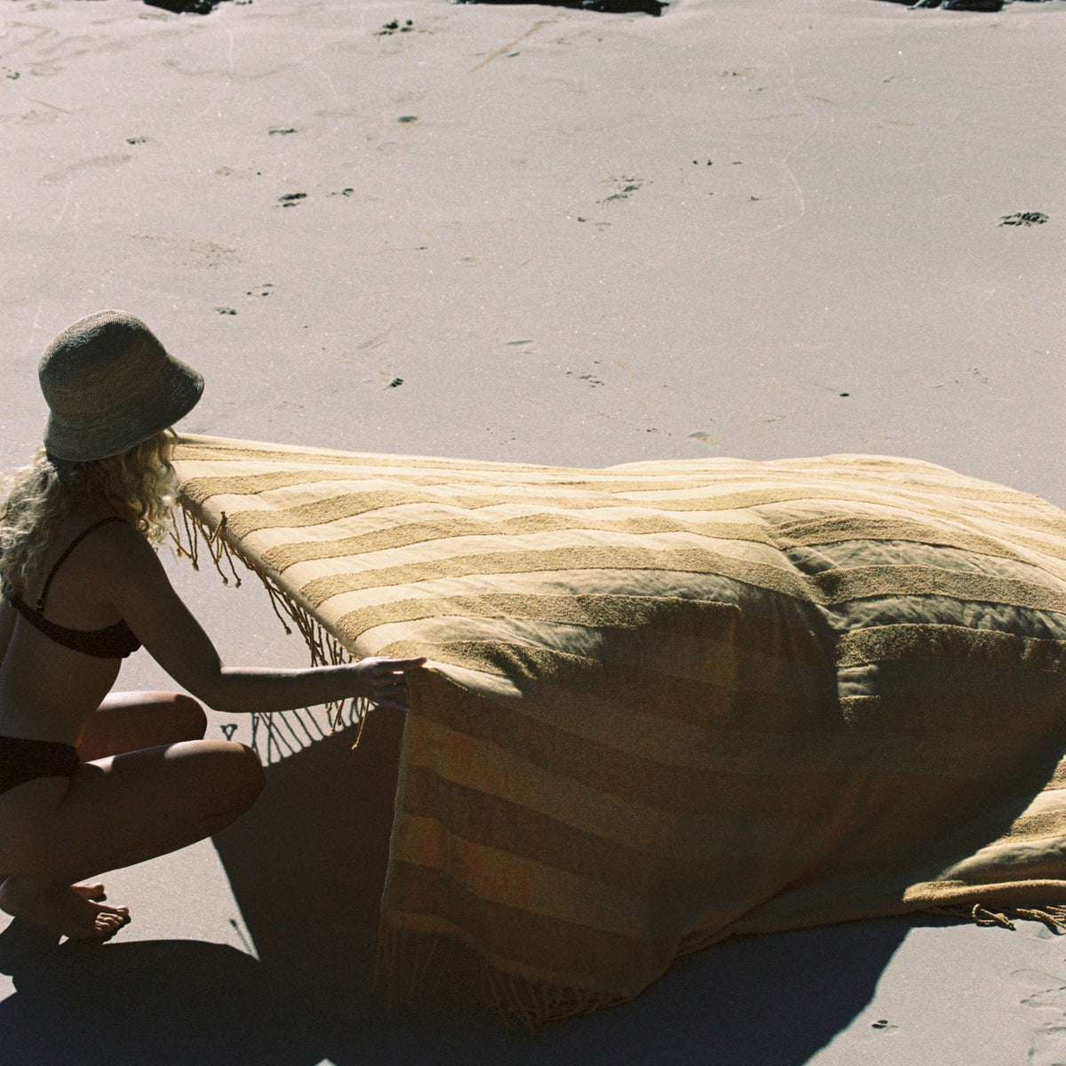 Golden Beach Blanket