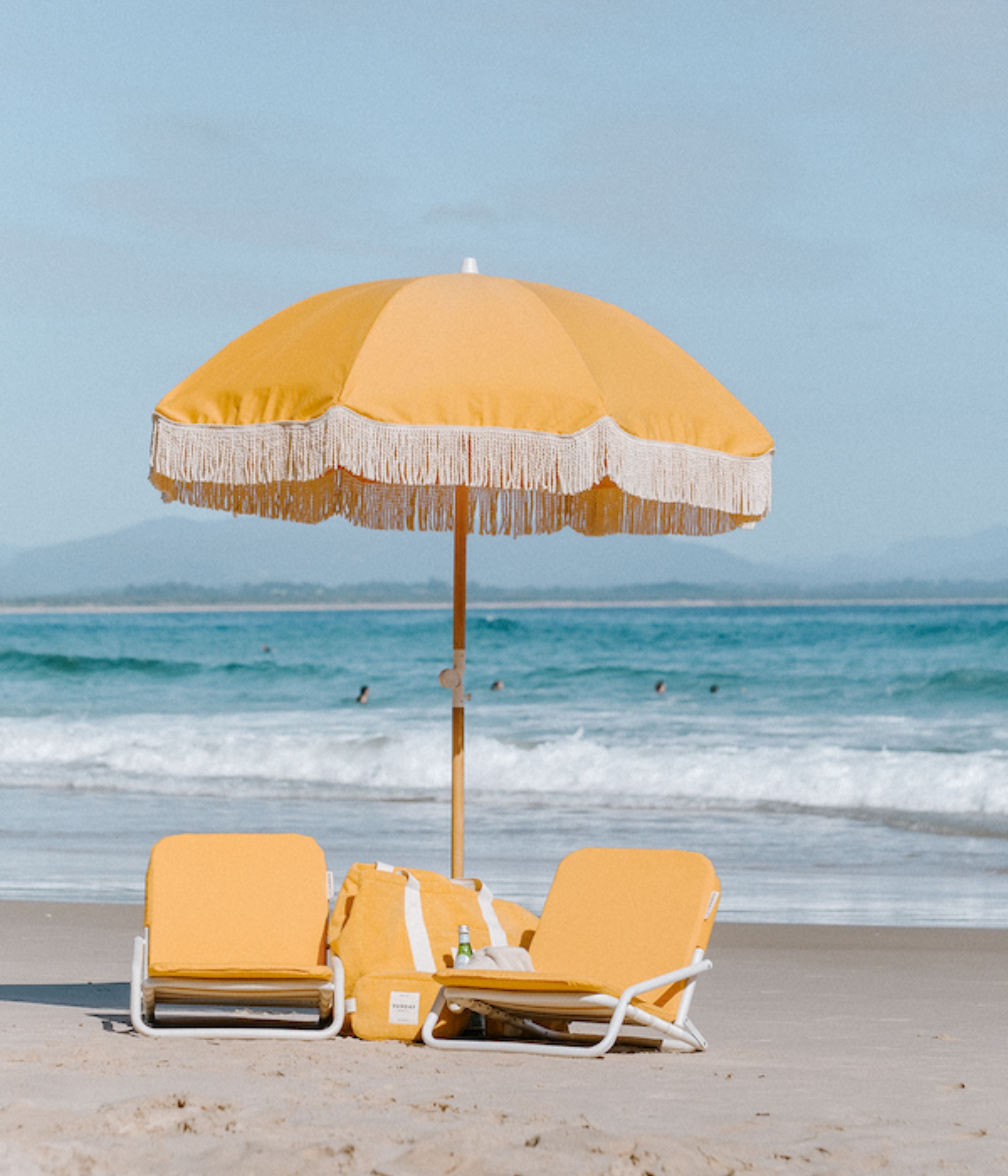 Yellow life is good beach online chair