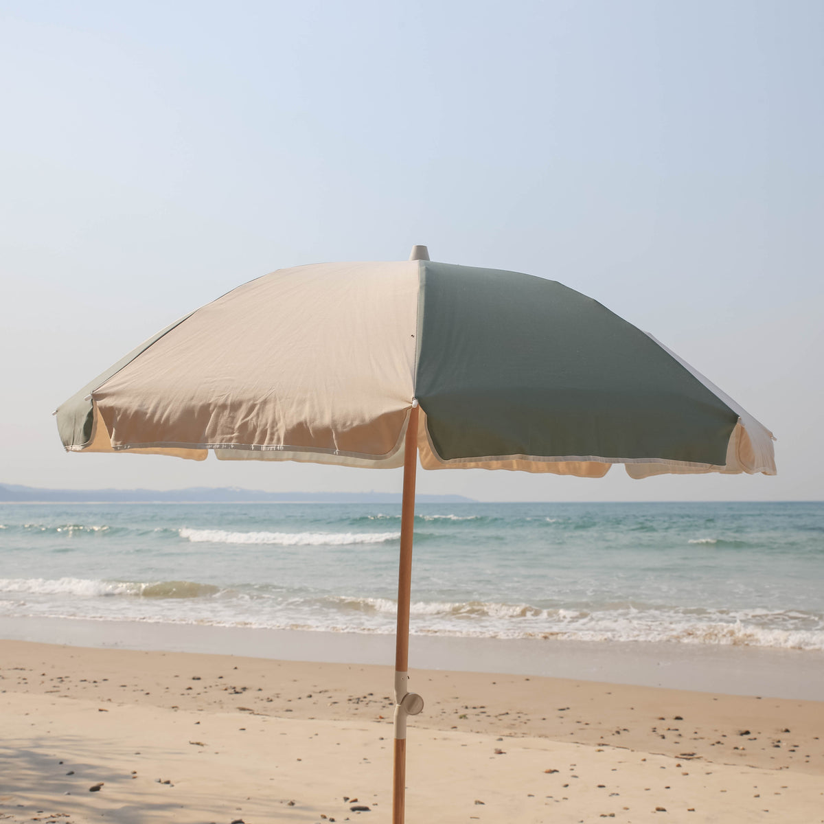 Tallow Splice Beach Umbrella overlooking the shoreline