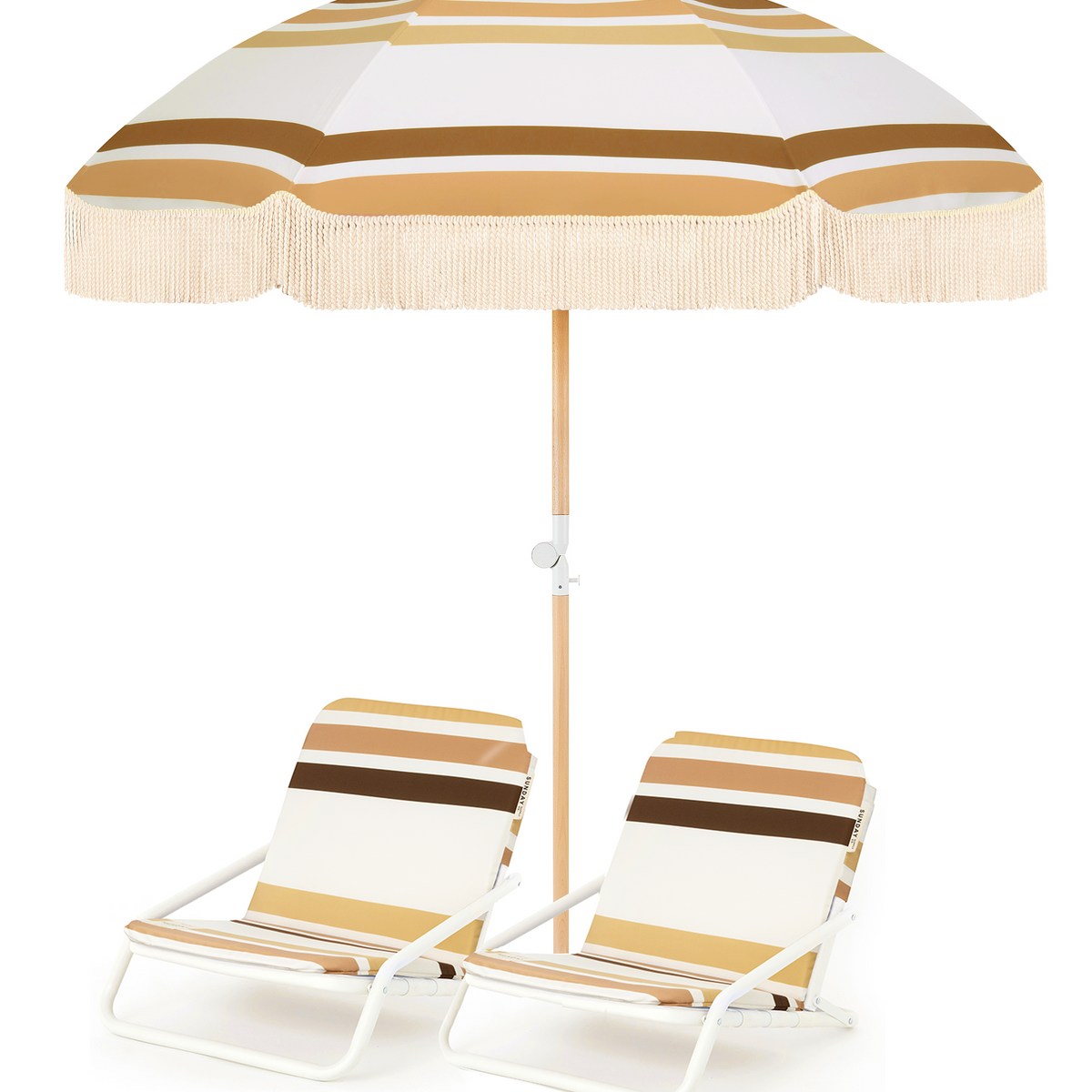 Sun Valley Beach Umbrella & Beach Chair Set