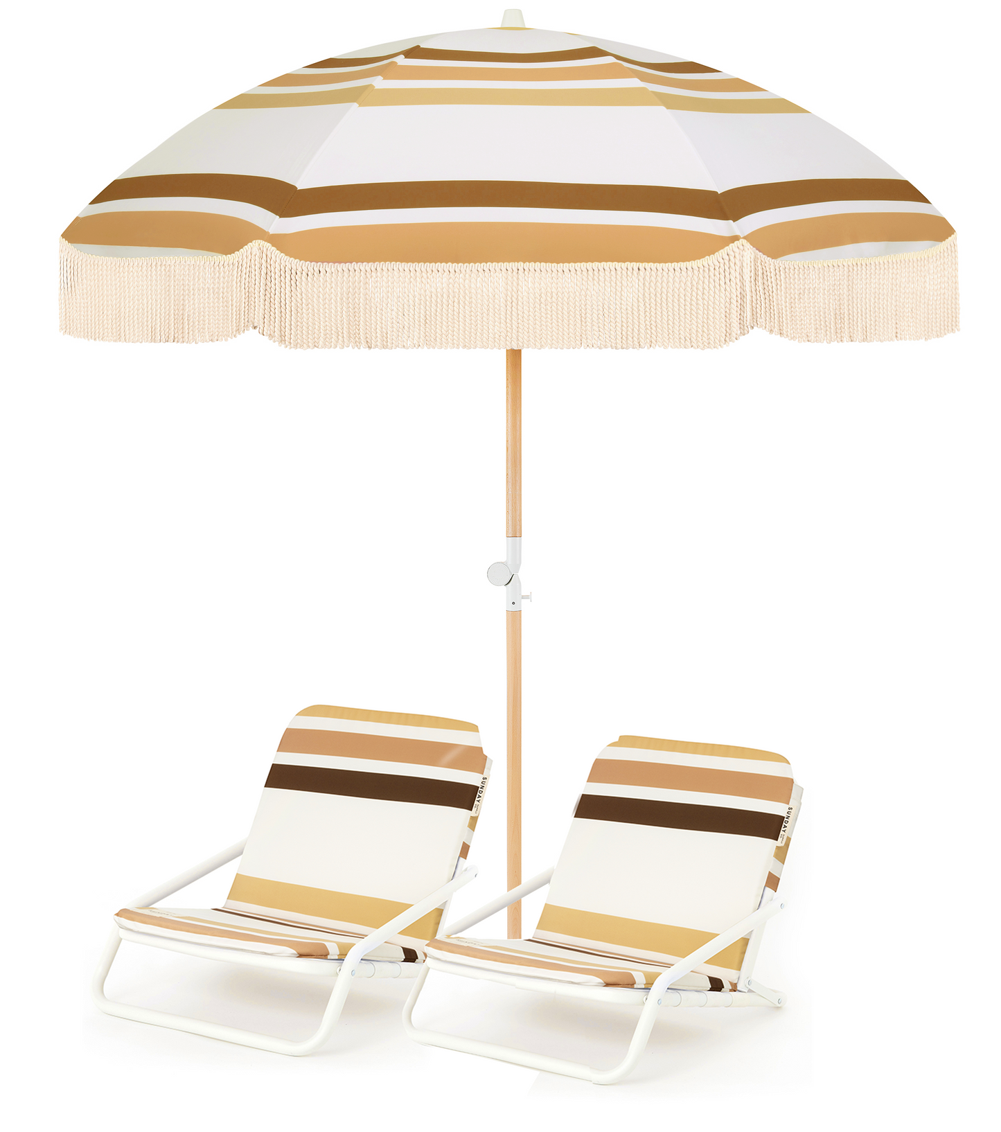 Sun Valley Beach Umbrella & Beach Chair Set