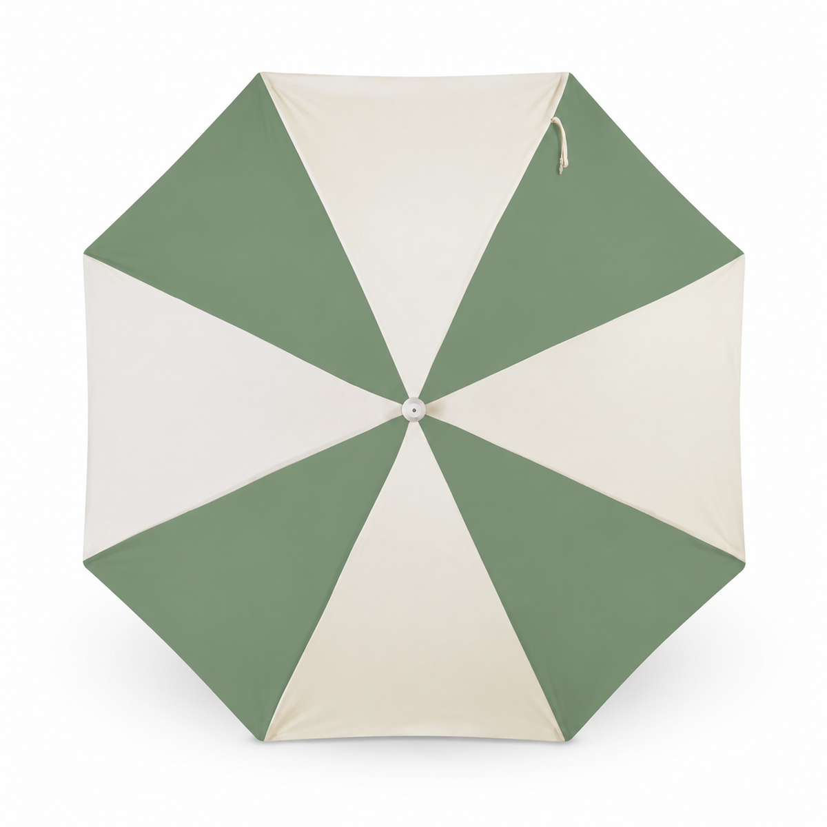 Tallow Splice Classic Beach Umbrella — top view