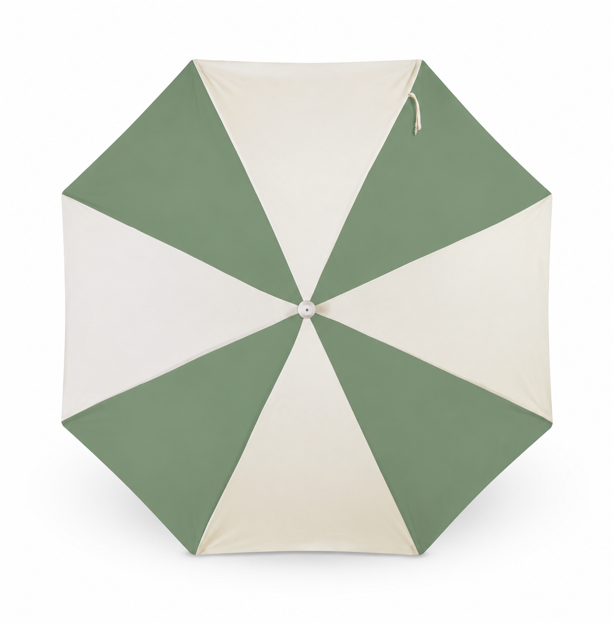 Tallow Splice Classic Beach Umbrella — top view