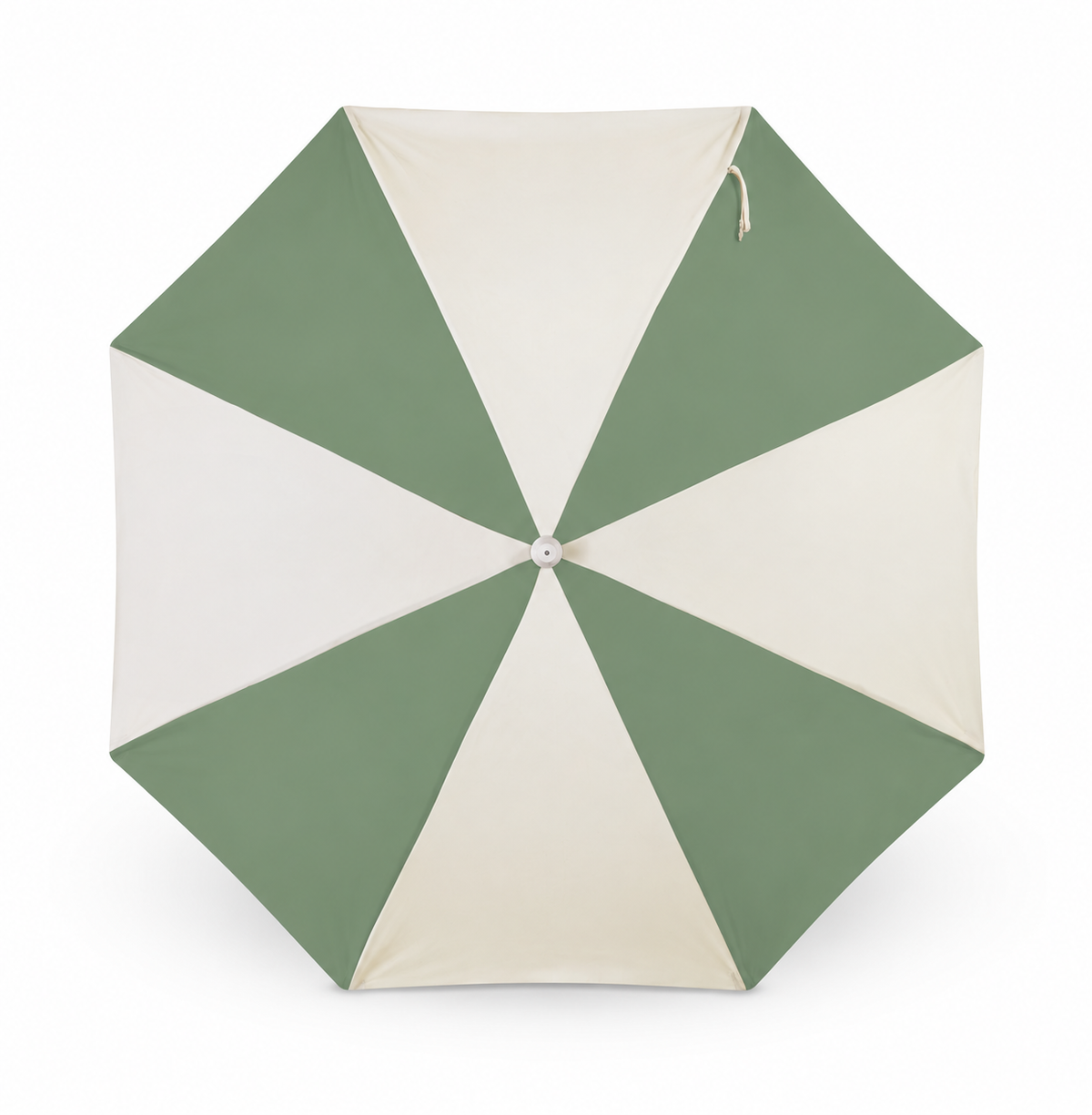 Tallow Splice Classic Beach Umbrella — top view