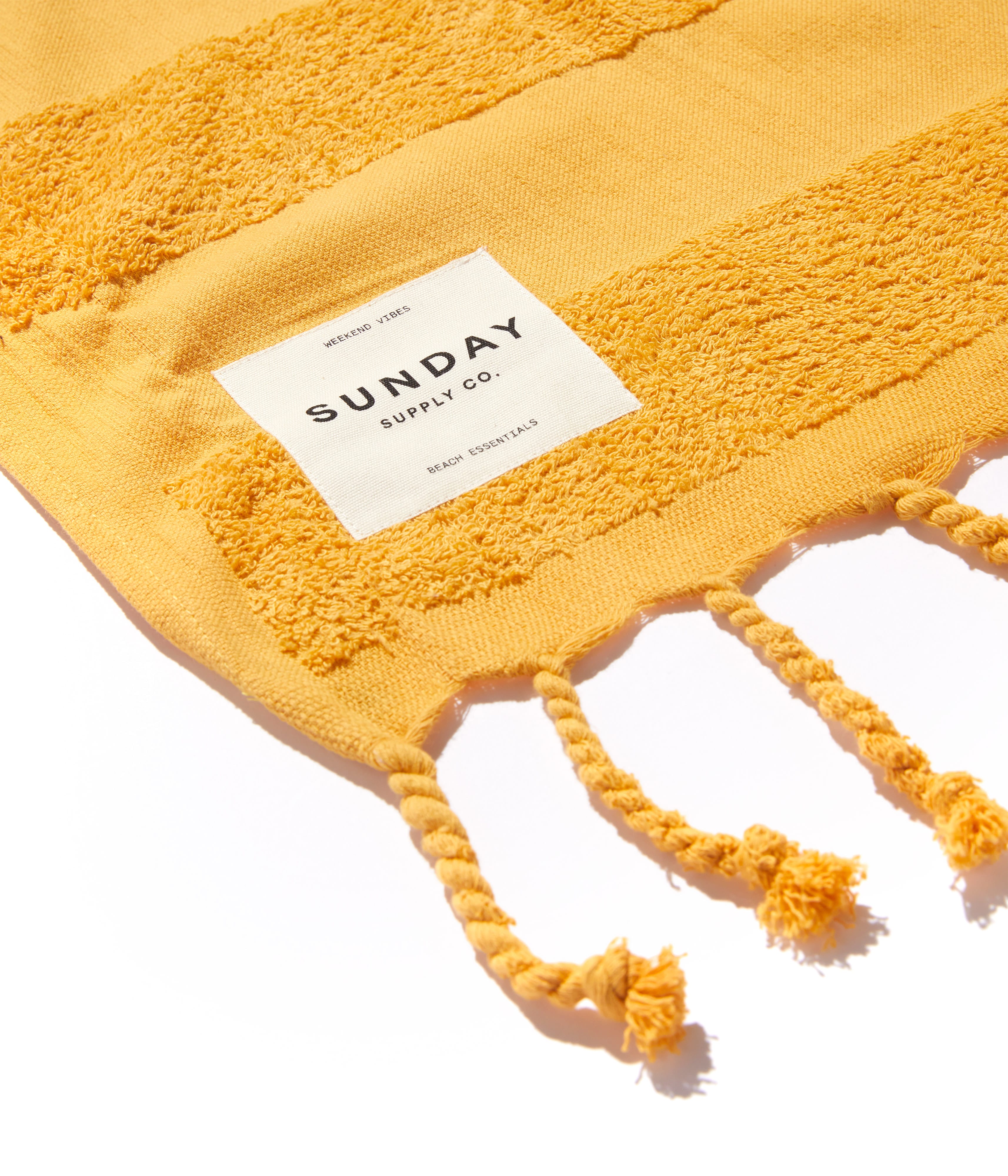 Golden Beach Towel 100 Lightweight Cotton Quick Drying Sunday
