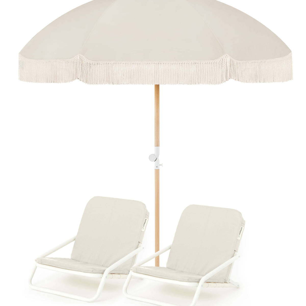 Dunes Beach Umbrella & Beach Chair Set