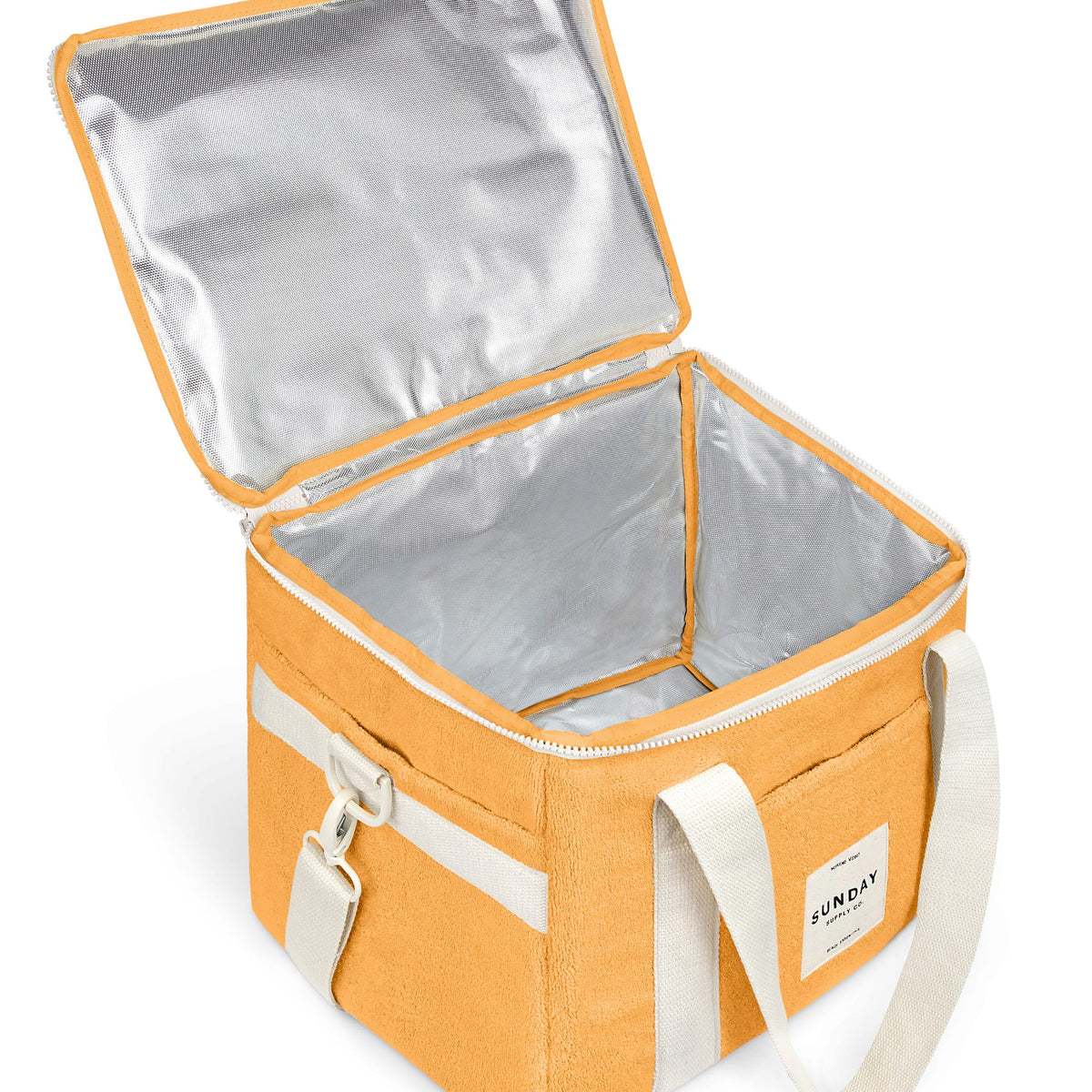 Golden Towelling Cooler Bag