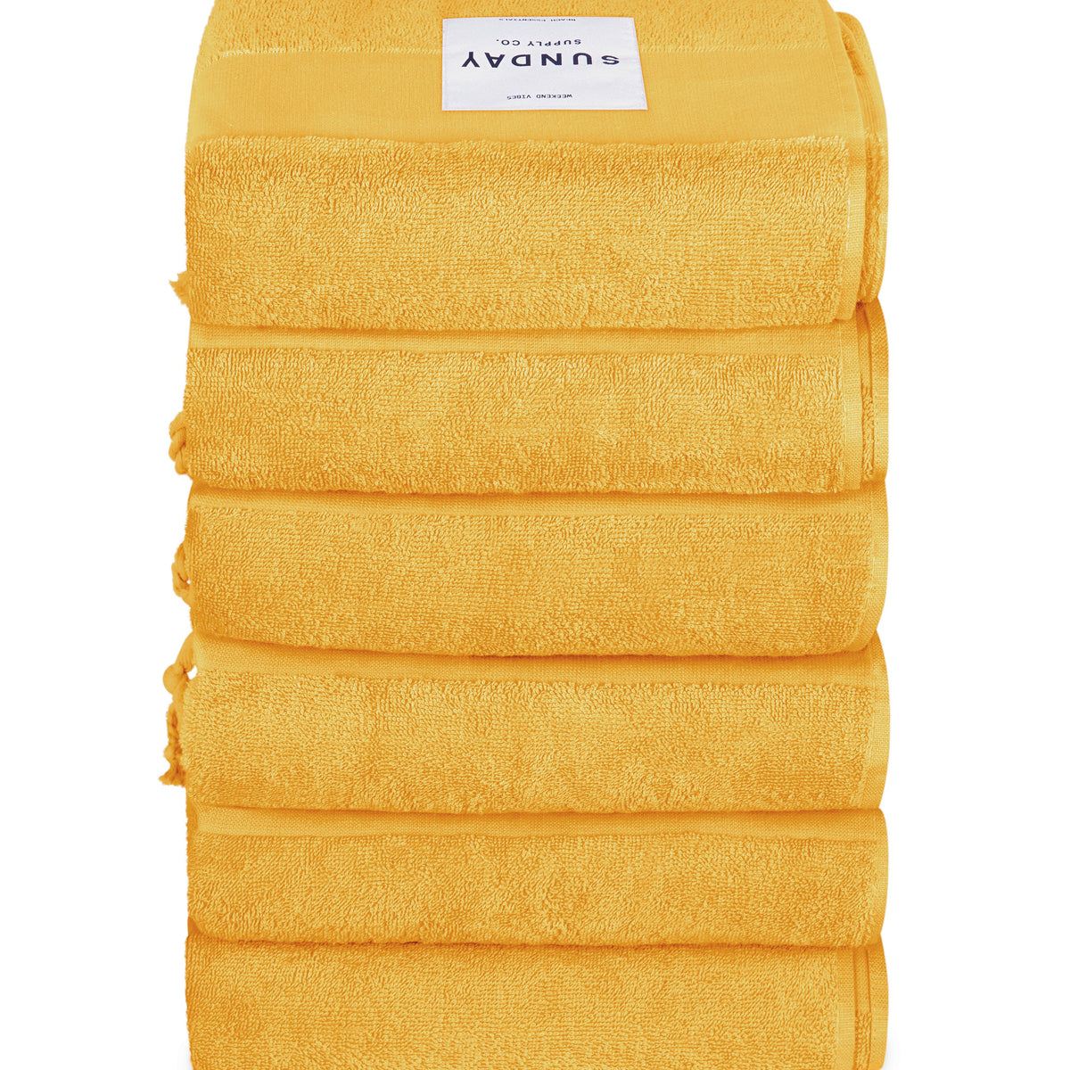 Golden Beach Towel Set of 6